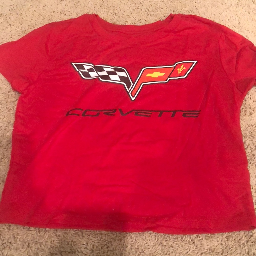 Corvette Logo Crop Top